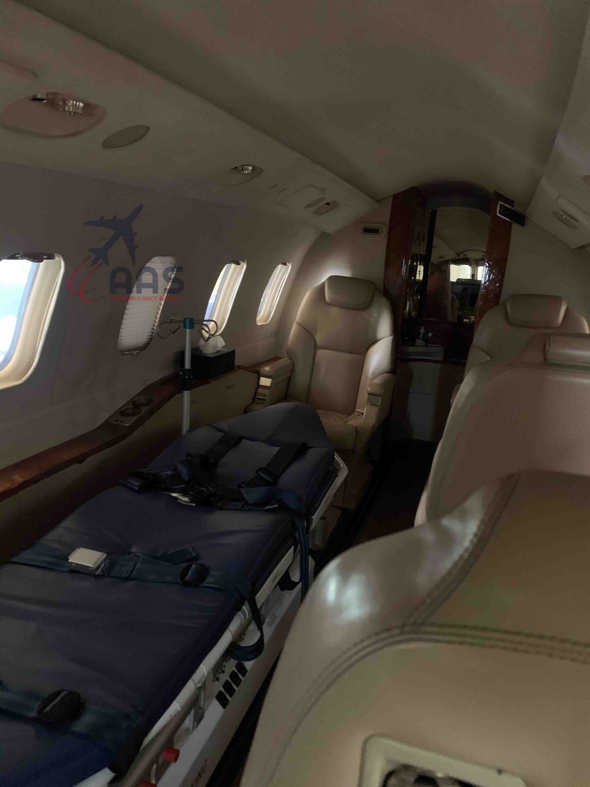 Air Ambulance Private Jet Interior